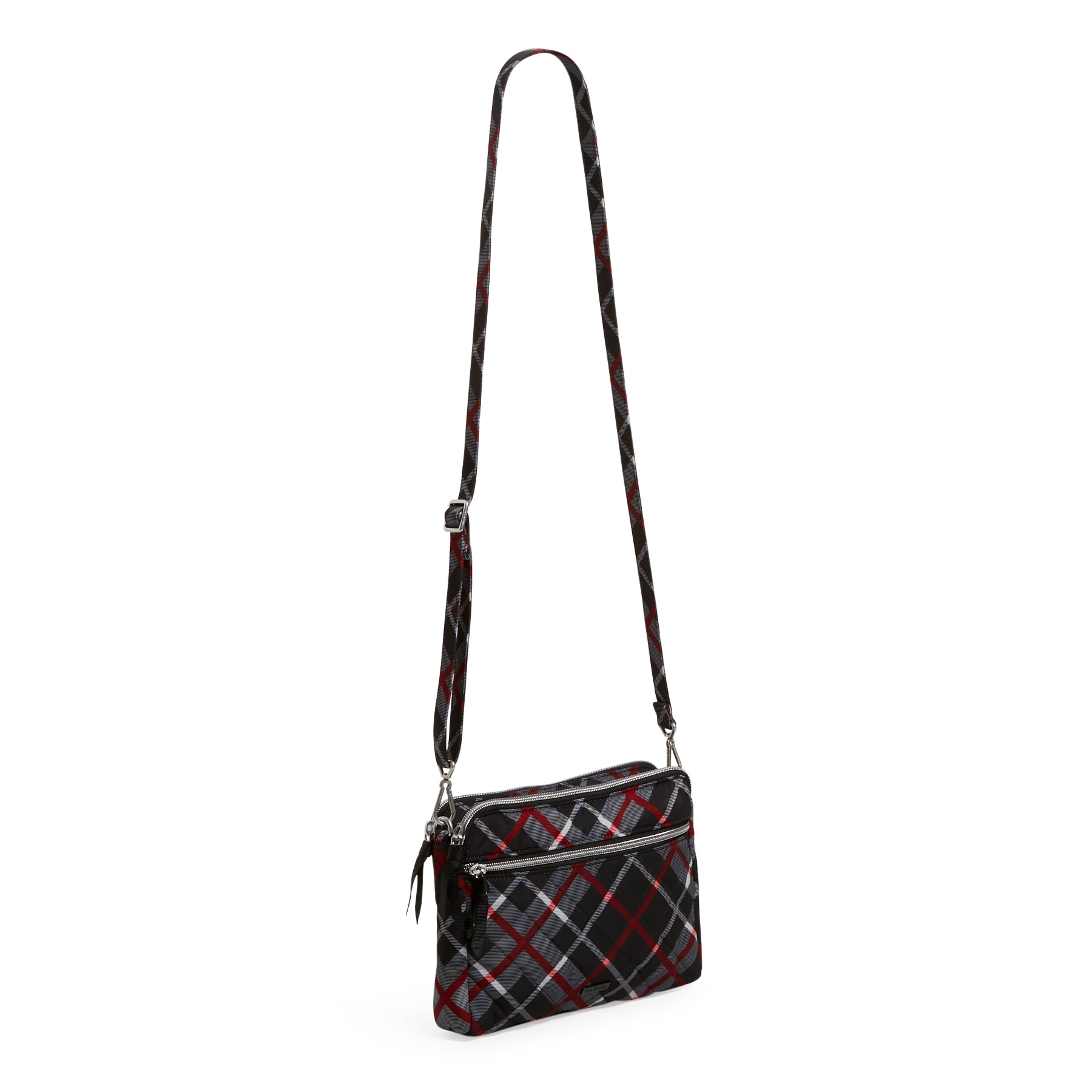 Triple Compartment Crossbody Bag