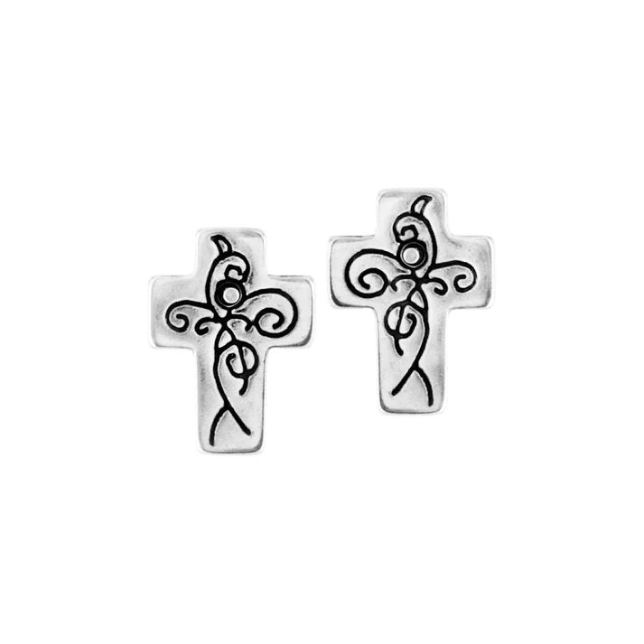 Brighton True Cross Mini Post Earrings