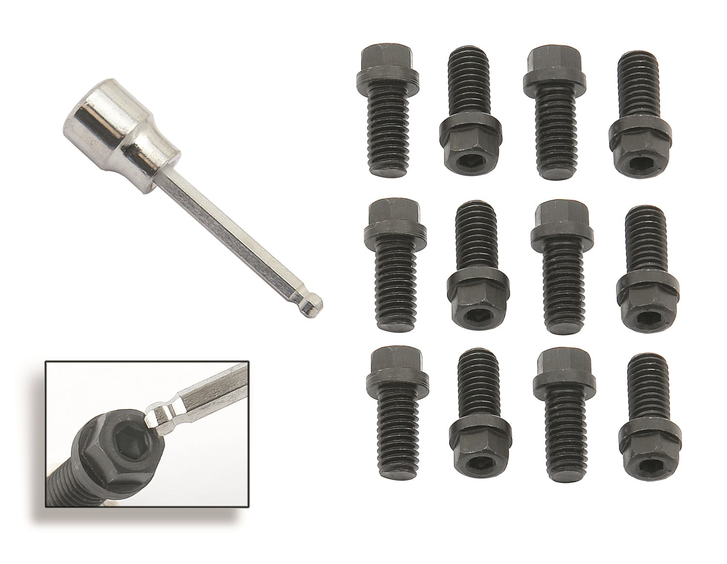 Mr. Gasket Co. 3420G MRG3420G HEADER BOLT SET COMBO HEAD