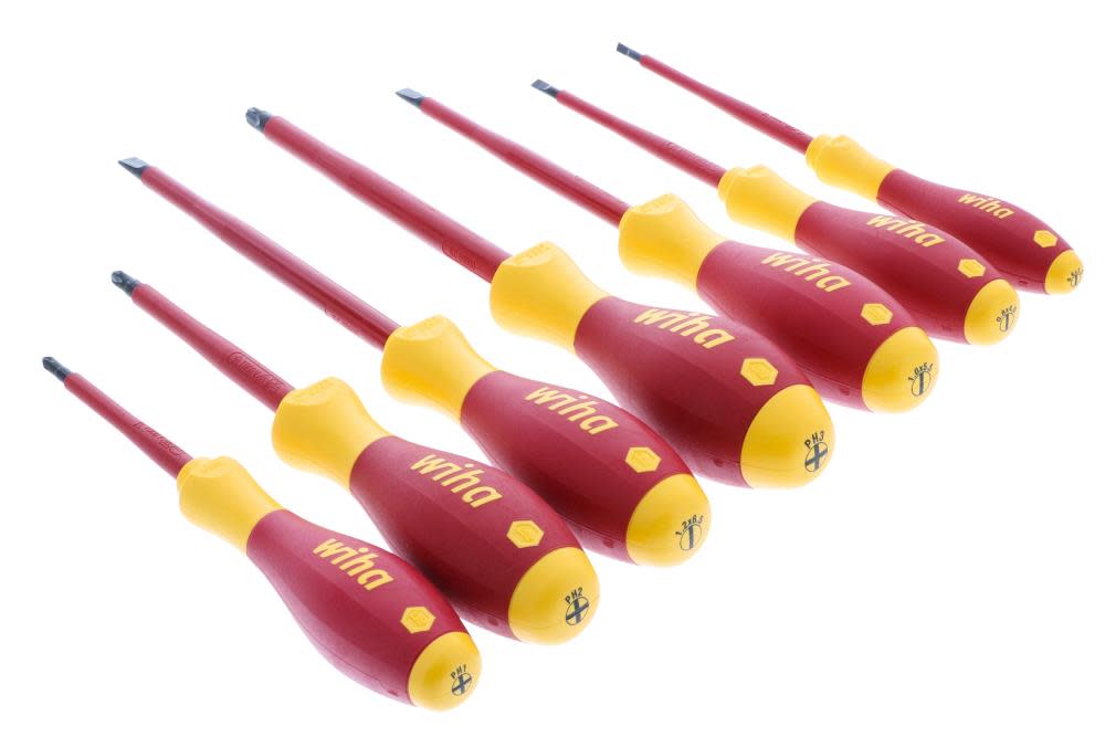 7 Piece Insulated SoftFinish Screwdriver Set ;