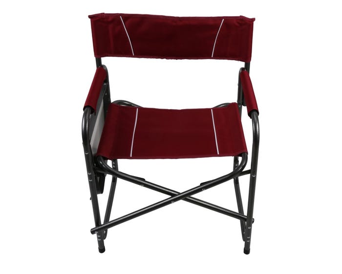 Directors Chair with Table - Maroon 87-845-0204