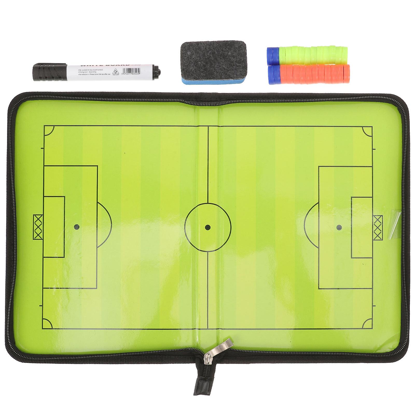 1 Set Magnetic Football Coaching Board Soccer Coaching Equipment Coaching Board