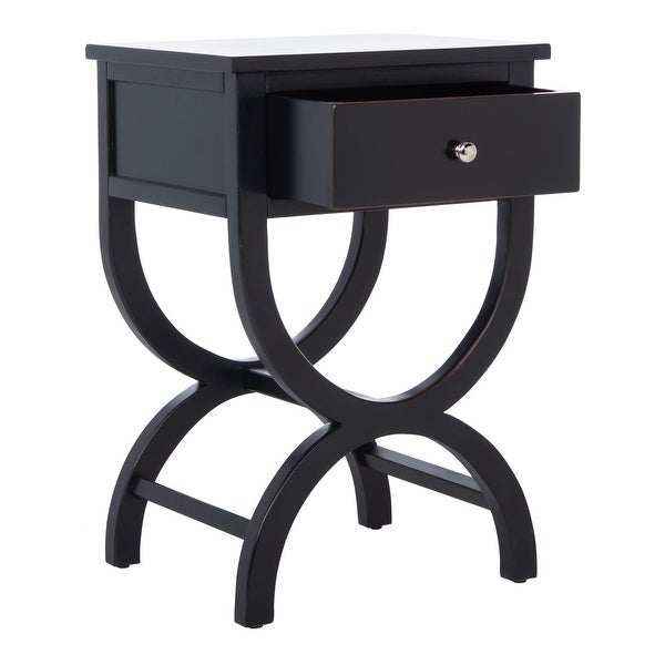 SAFAVIEH Maxine Black Night Table - 18