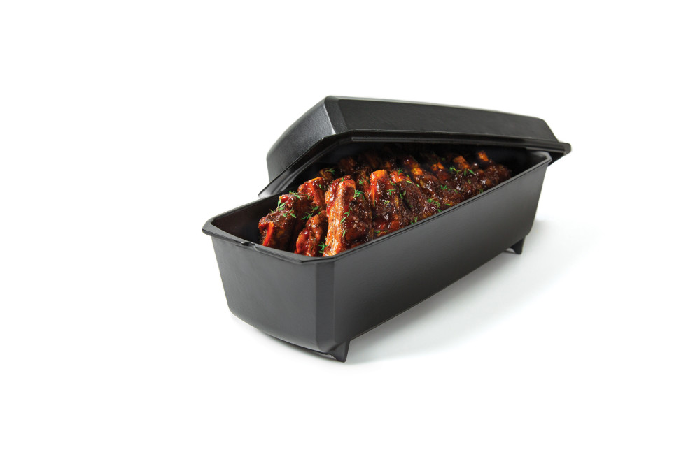 Cast Iron Rib Roaster ;