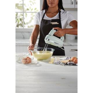 Magnolia Bakery 5-Speed Blue Hand Mixer with Storage Case 62601