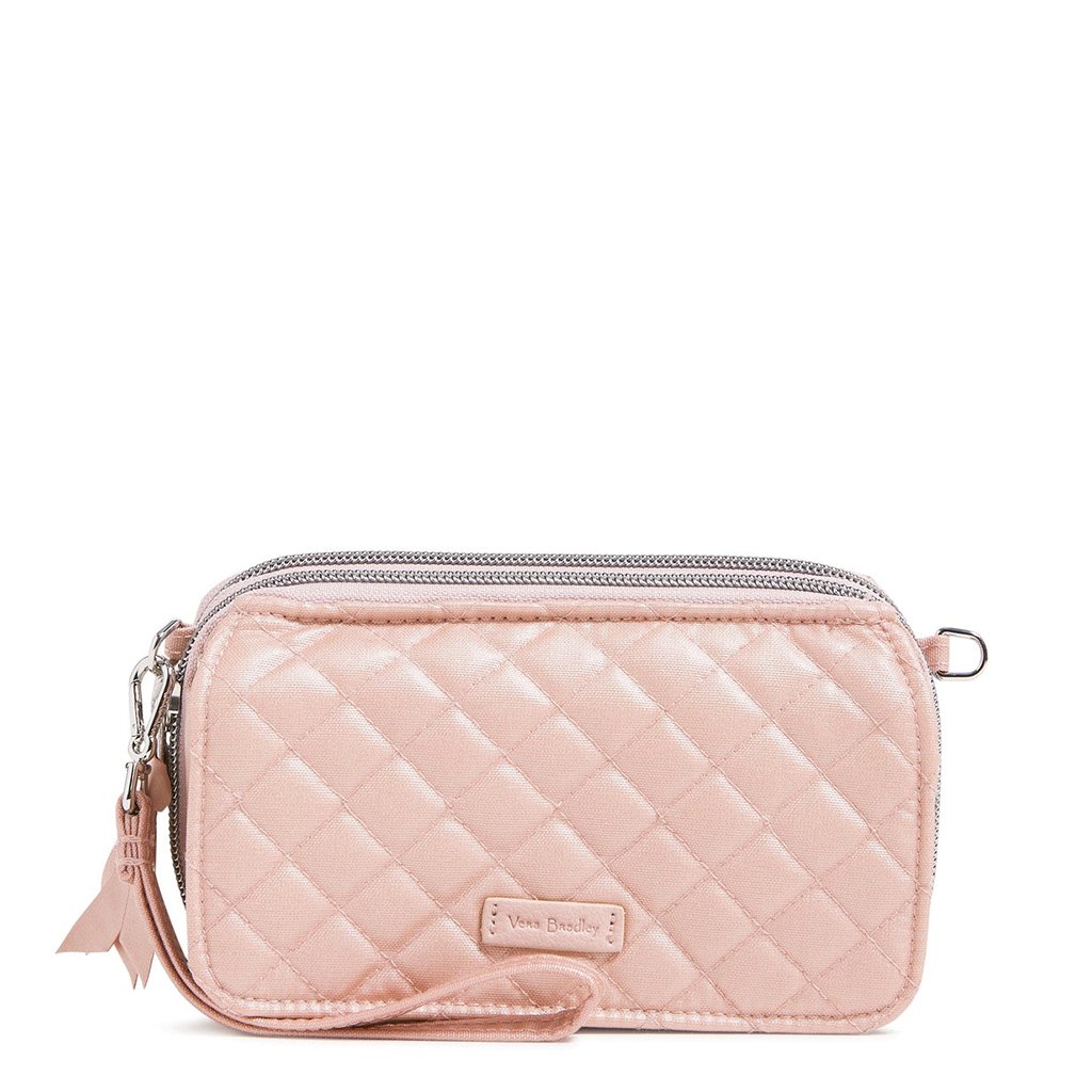 Vera Bradley  Rfid All In One Crossbody Bag In Rose Quartz