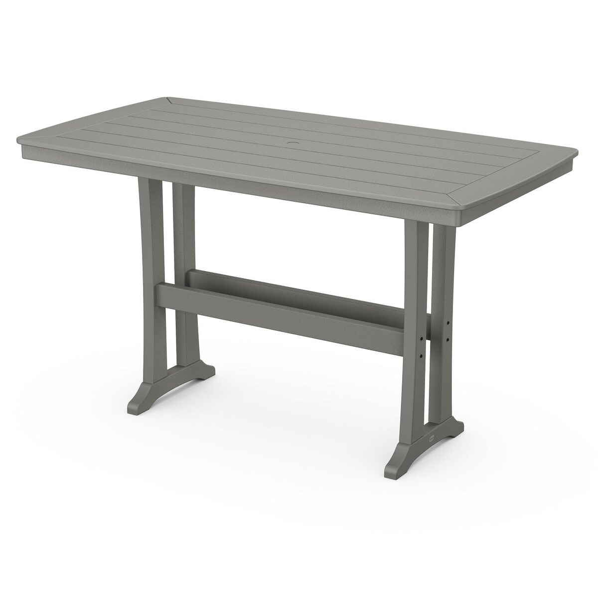 POLYWOOD Nautical Trestle 38 X 73-Inch Bar Table