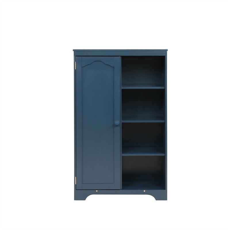 Freestanding Wardrobe Closet With Storage Shelves