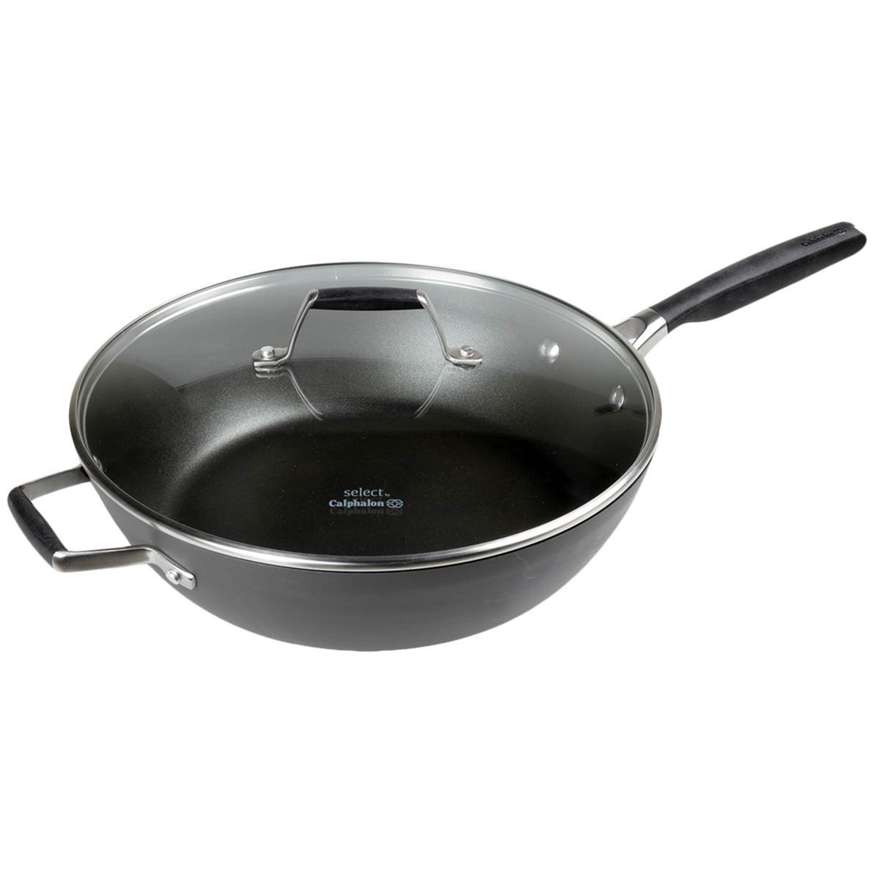 Select by Calphalon AquaShield Nonstick 12-inch Frying Pan with Lid