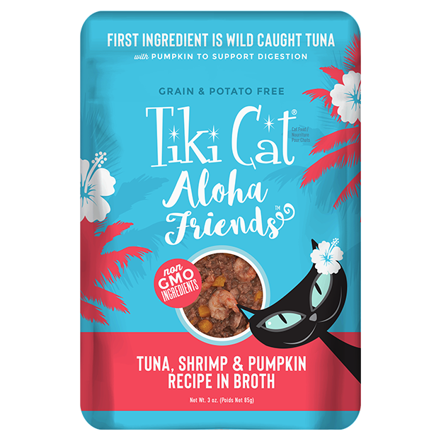 Tiki Cat Aloha Friends Grain Free Tuna with Shrimp and Pumpkin Cat Foo