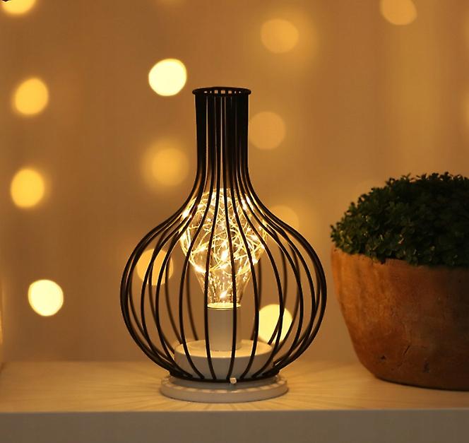 Hsla Led Copper Wire Wine Bottle Night Light