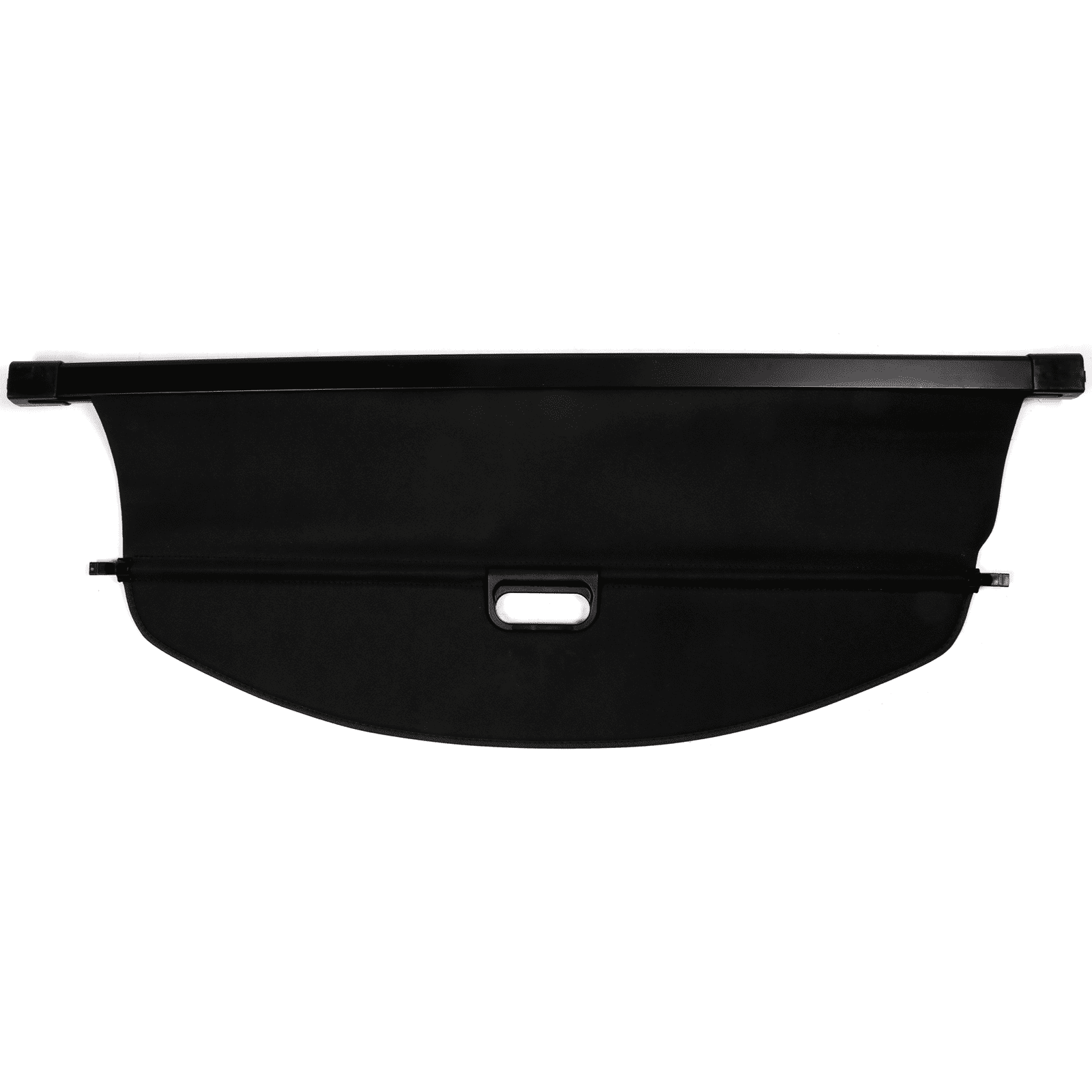 Ikon Motorsports Compatible with 13-18 Acura RDX Tonneau Cargo Shade Cover Black-Vinly+Aluminum Rod