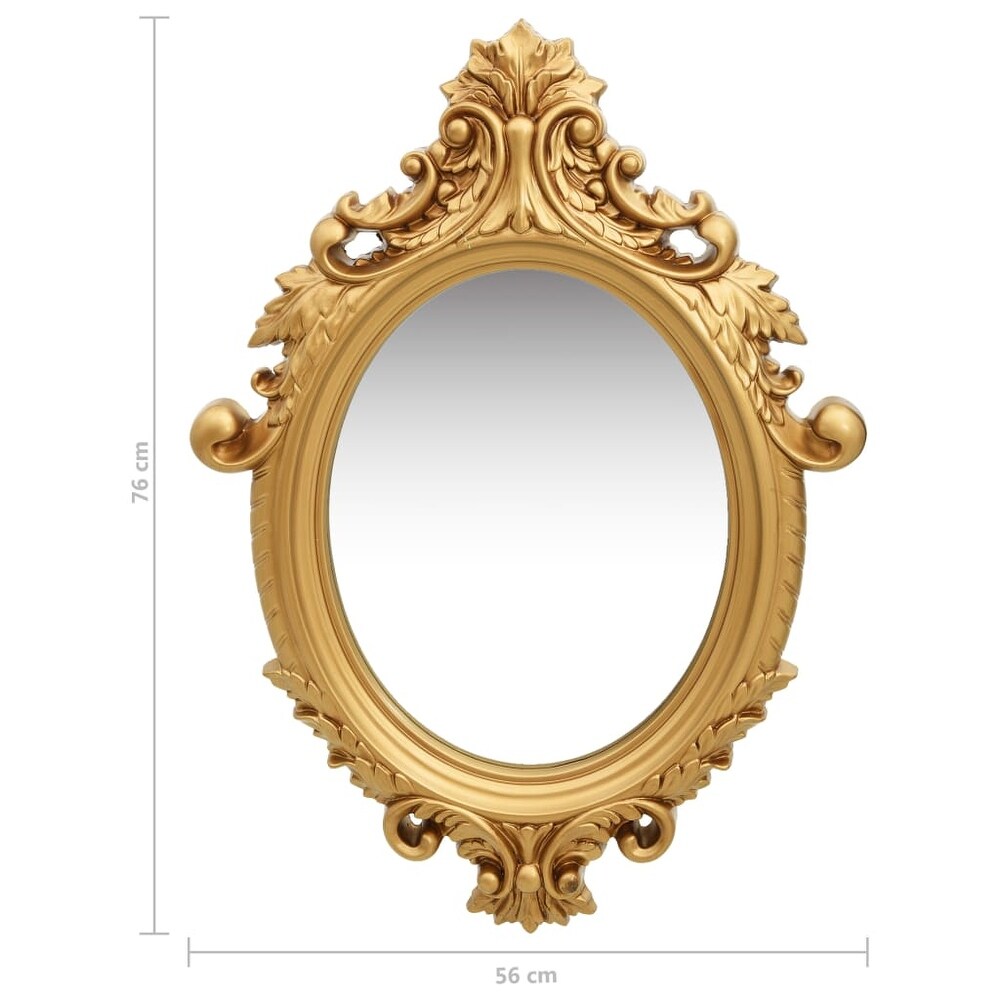 vidaXL Wall Mirror Decorative Hanging Antique Mirror for Bedroom Living Room