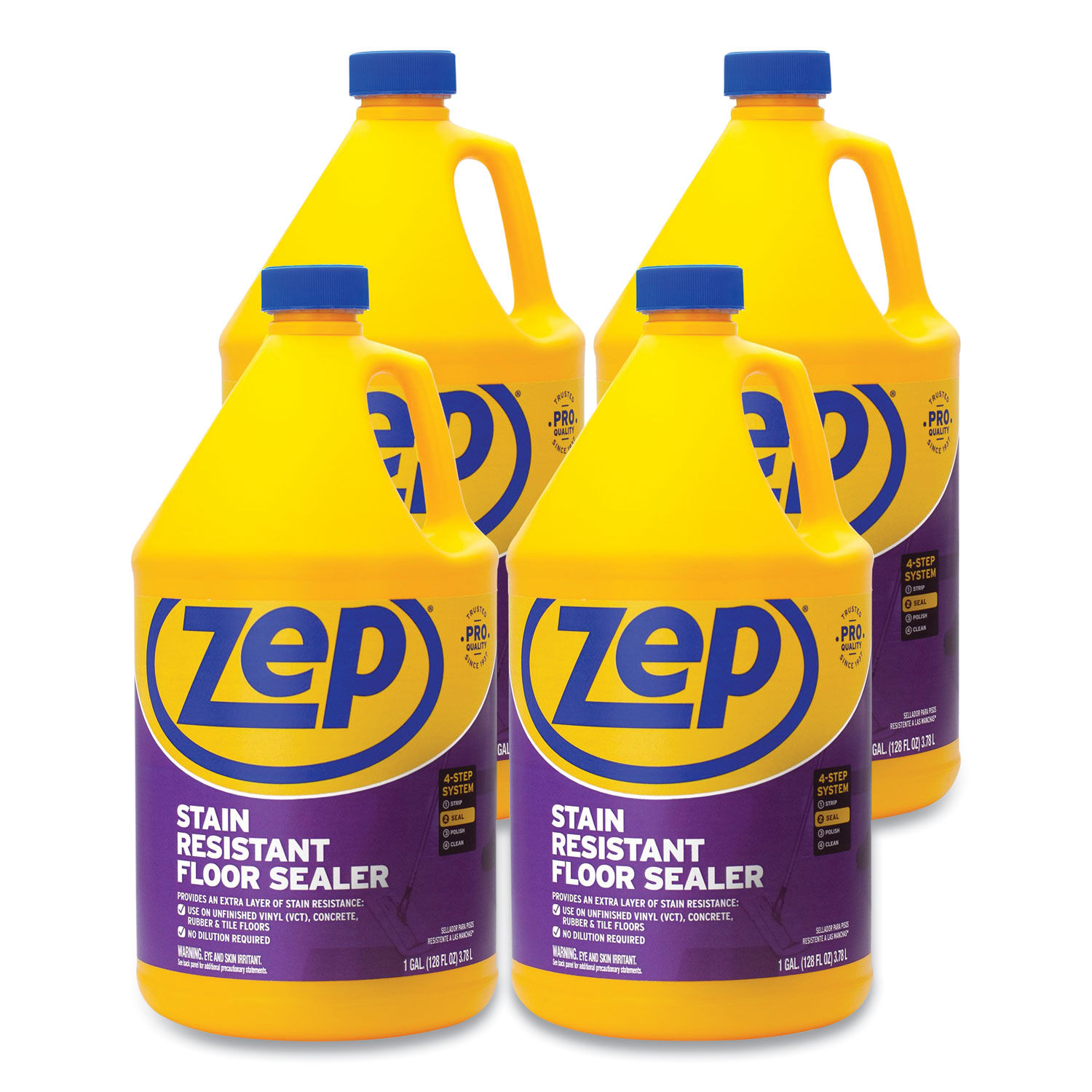 Stain Resistant Floor Sealer by Zep Commercialandreg; ZPEZUFSLR128CT