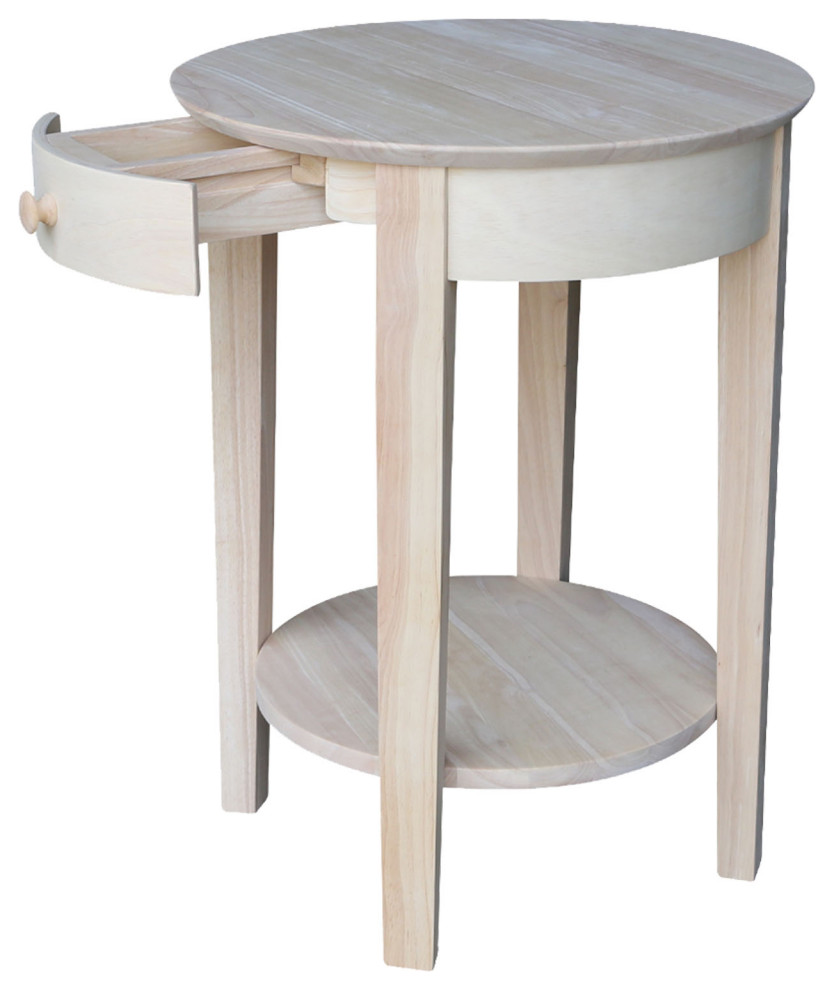 Mission Entry Table   Transitional   Side Tables And End Tables   by International Concepts  Houzz