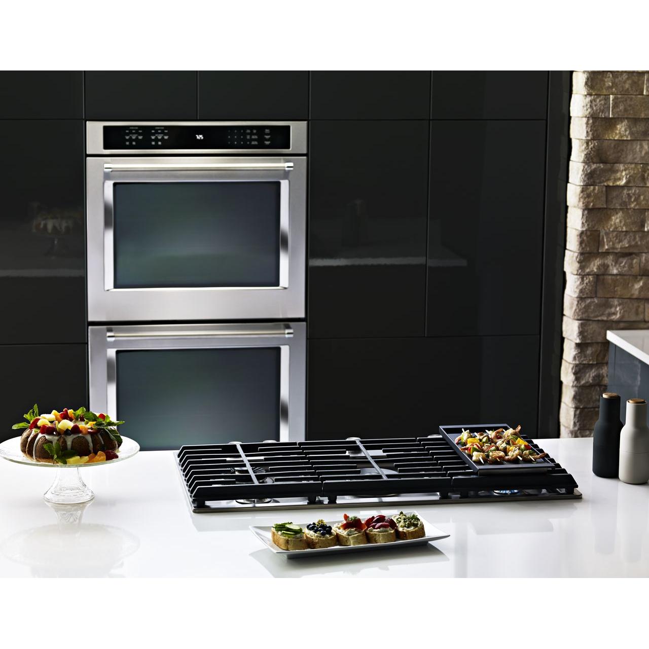 KitchenAid 30-inch Built-In Gas Cooktop with Even-Heat�Burner KCGS550ESS