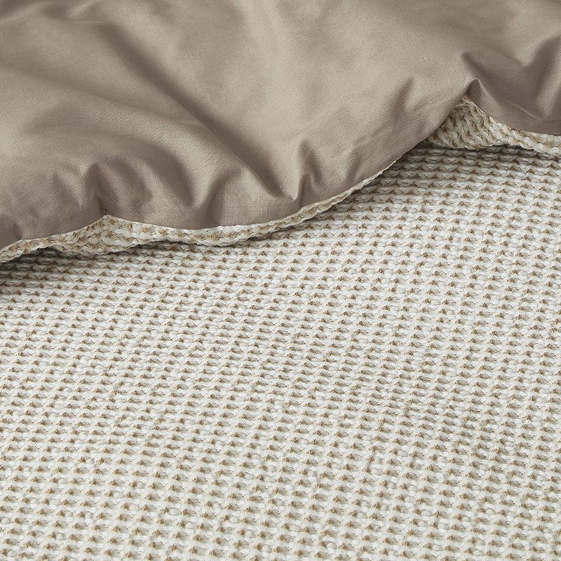 Clean Spaces Adalyn Waffle Weave Comforter Set with Shams