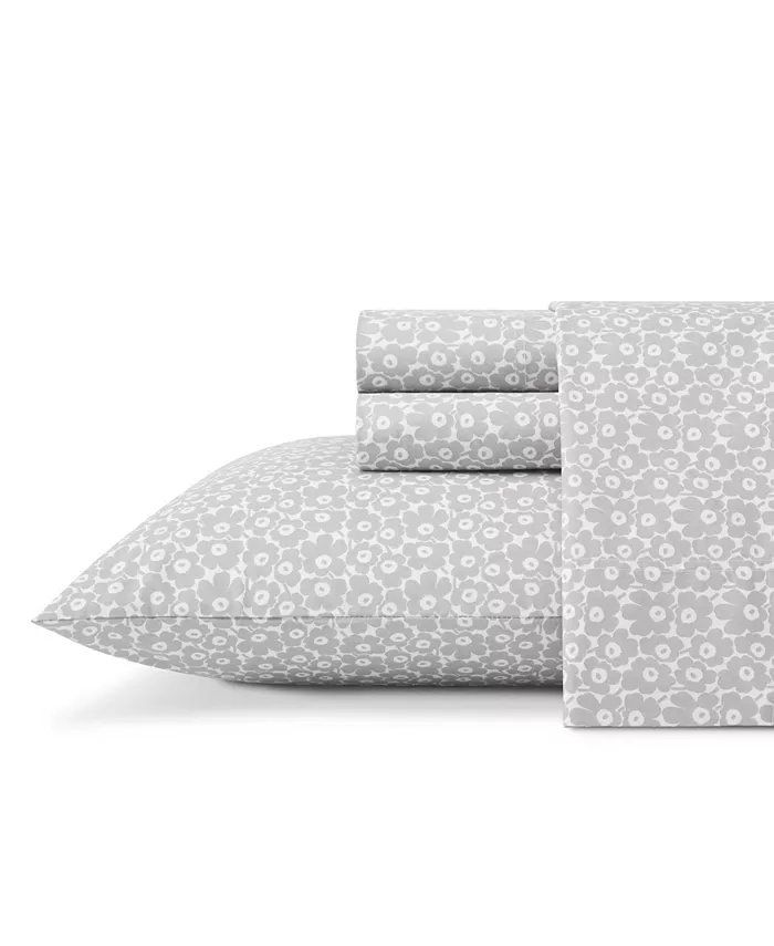 Marimekko Pikkuinen Unikko 3 Piece Sheet Set， Full