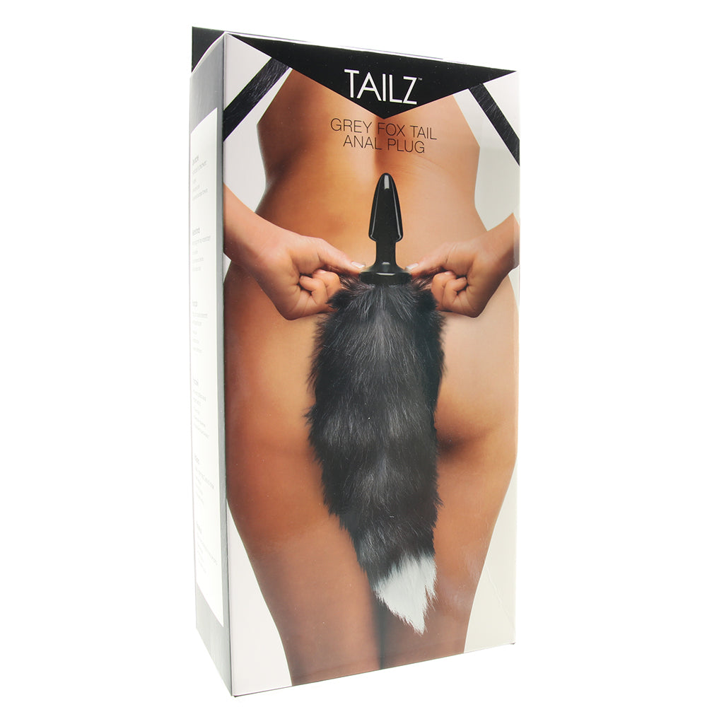 Tailz Grey Fox Tail Anal Plug