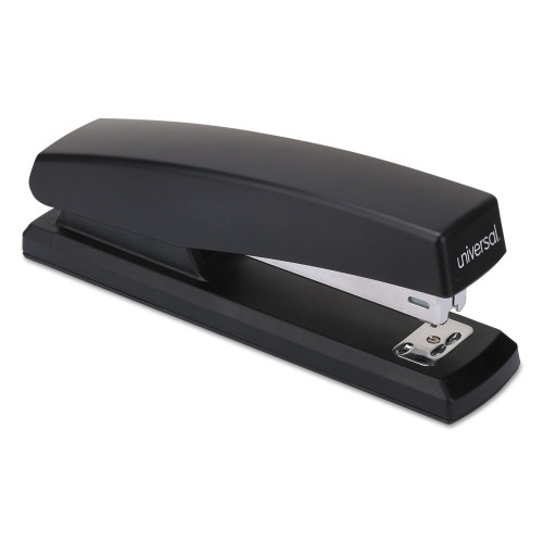 Universal Economy Full-Strip Stapler， 20-Sheet Capacity， Black (43118)