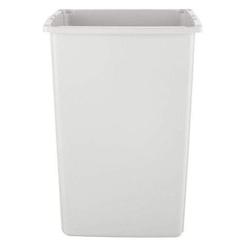 Rubbermaid FG256B00OWHT 56-Gallon Trash Container， Off White