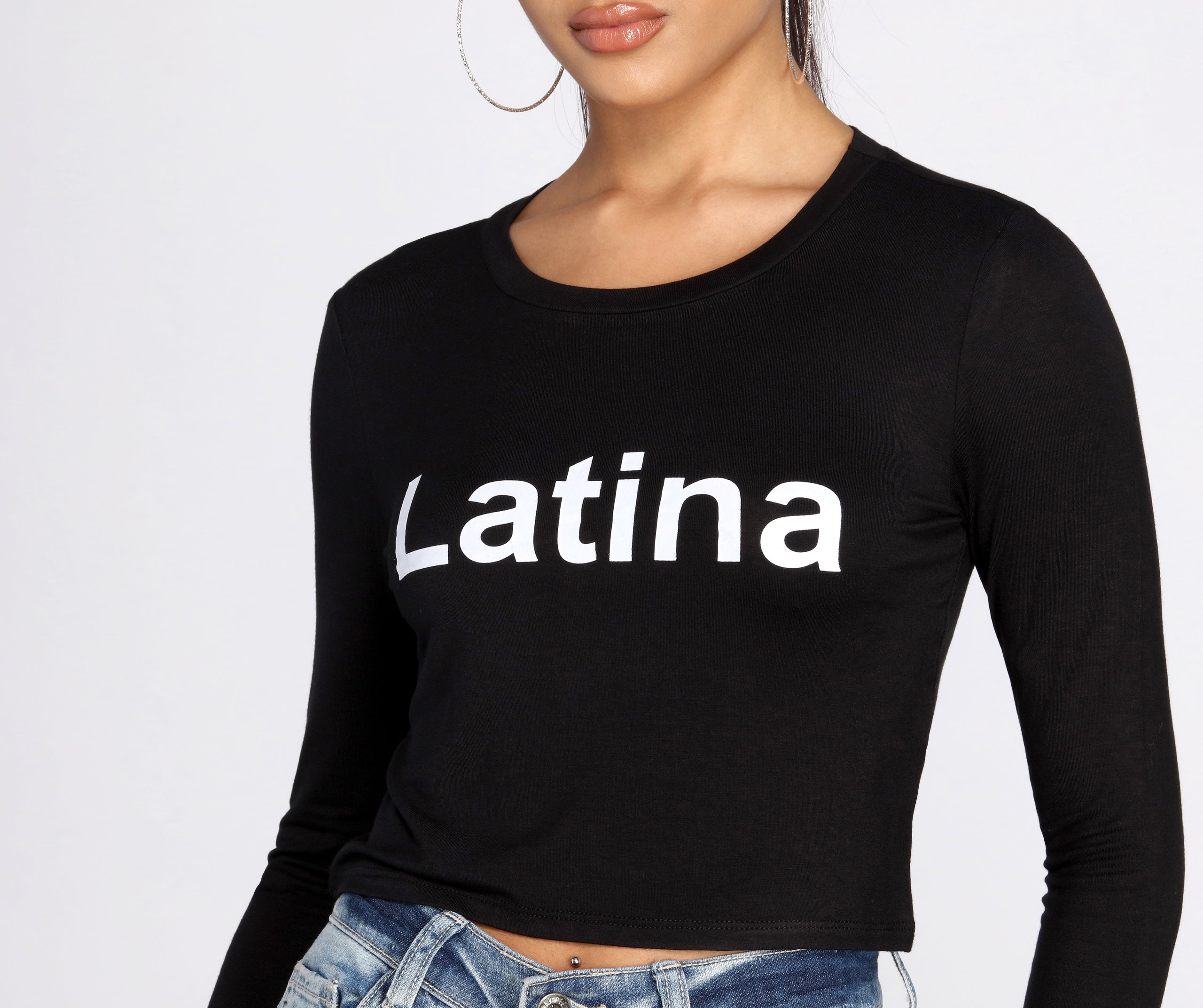 Latina Cropped Tee