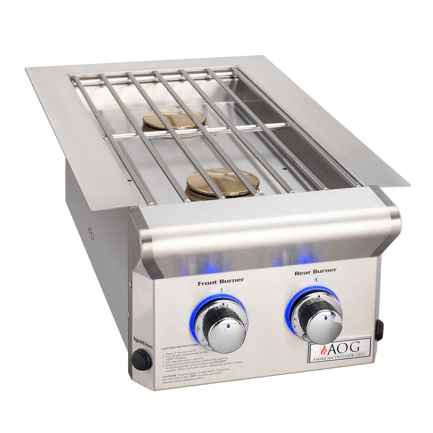 American Outdoor Grill L-Series Drop-In Propane Gas Double Side Burner