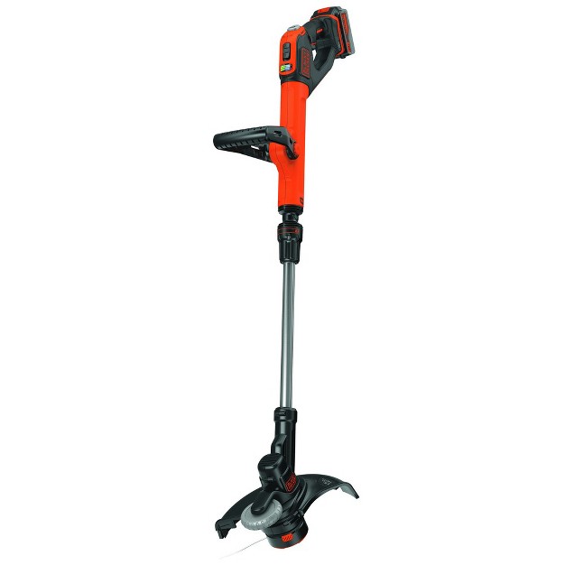 Black amp Decker Lste523 20v Max Cordless Lithium ion Easyfeed 2 speed 12 In String Trimmer edger Kit