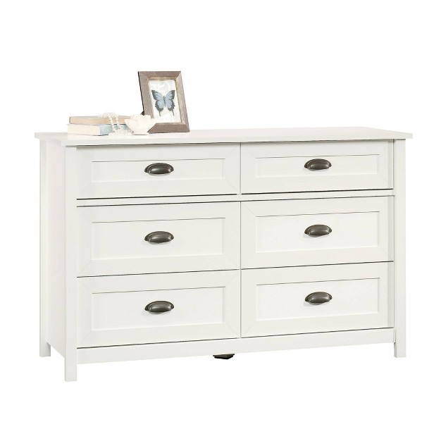 County Line Dresser Soft White Sauder