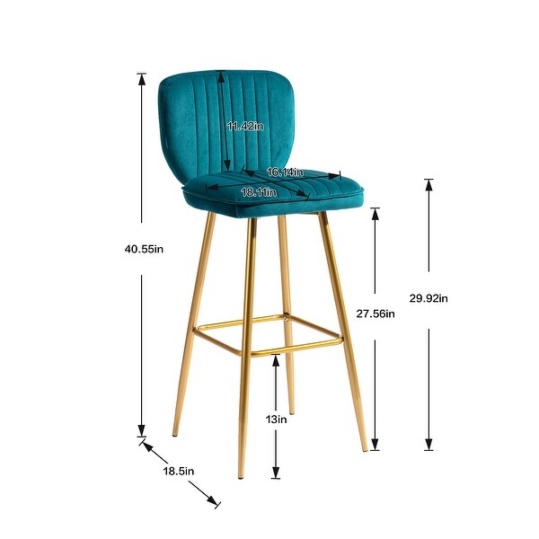 2PC/SET Bar Stools Counter Height