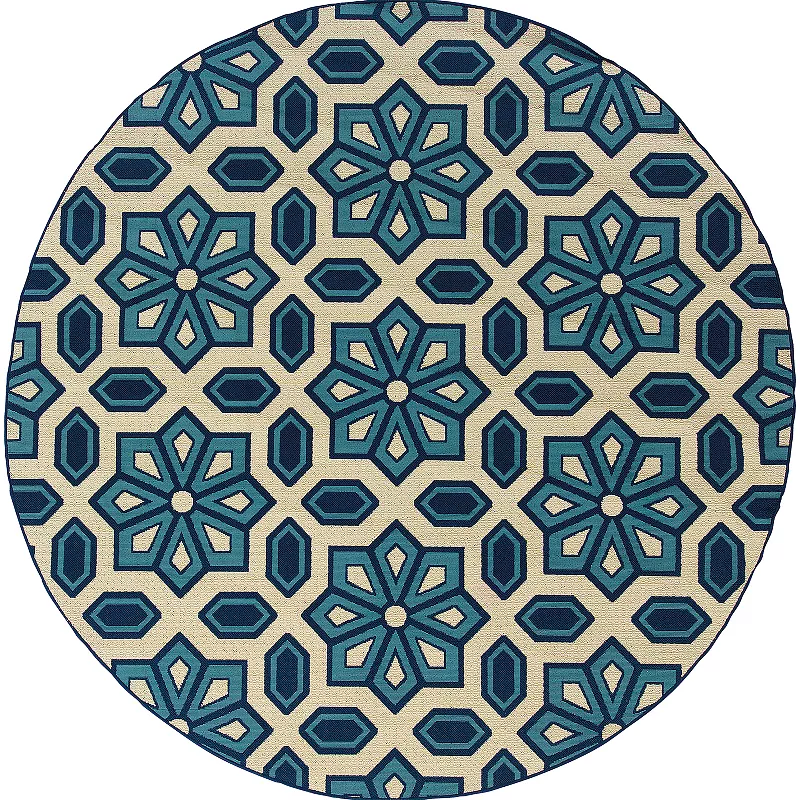 StyleHaven Cayman Geometric Indoor Outdoor Rug