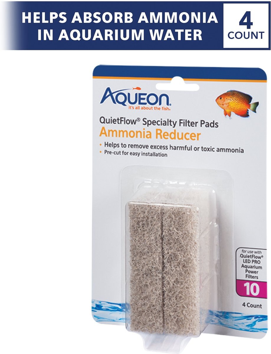 Aqueon QuietFlow 10 Ammonia Reducing Specialty Filter Pad