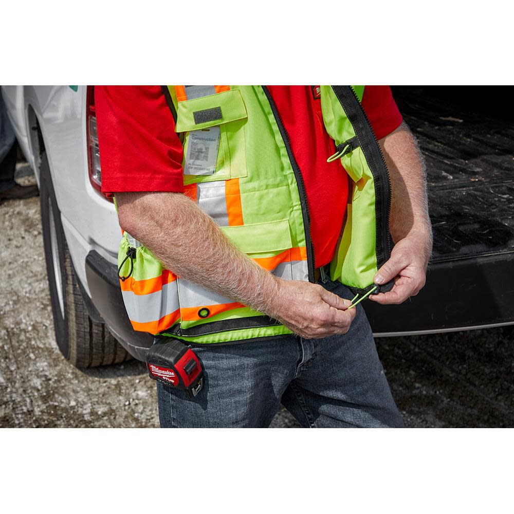 Milwaukee High Vis Surveyors Safety Vest Class 2 48-73-5161M910 from Milwaukee