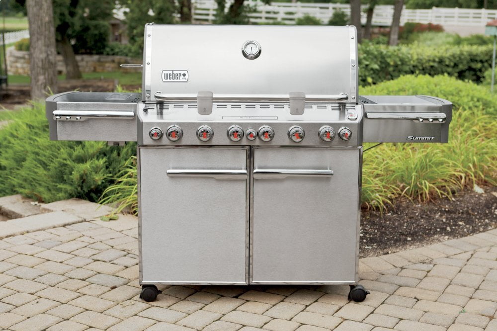 Weber 7470001 Summit® S-670™ Natural Gas Grill - Stainless Steel