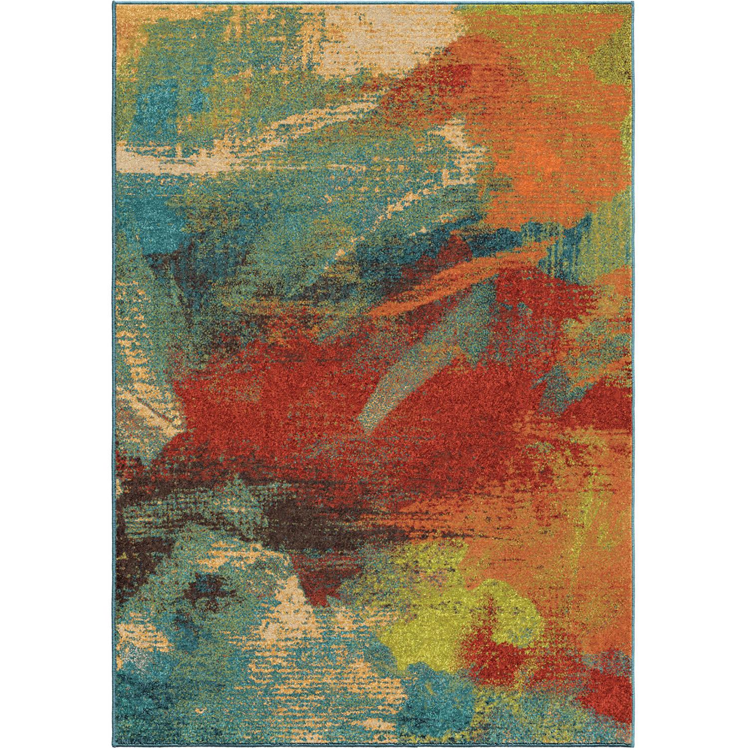 Orian Rugs Bright Opulence Abstract Multi-Colored Area Rug