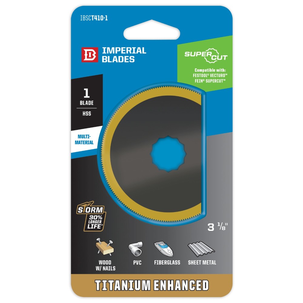 SuperCut™ 3-1/8 Storm Titanium Thin Metal Segment Blade， 1PC ;