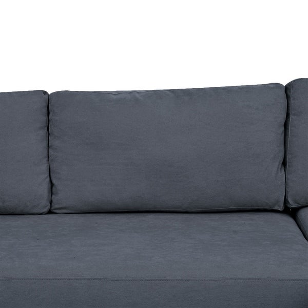 3 Pieces U-Shaped Large Sectional Sofa