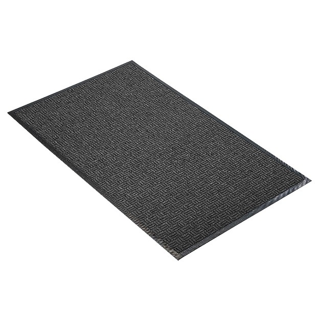 3 x27 x5 x27 Solid Doormat Charcoal Hometrax