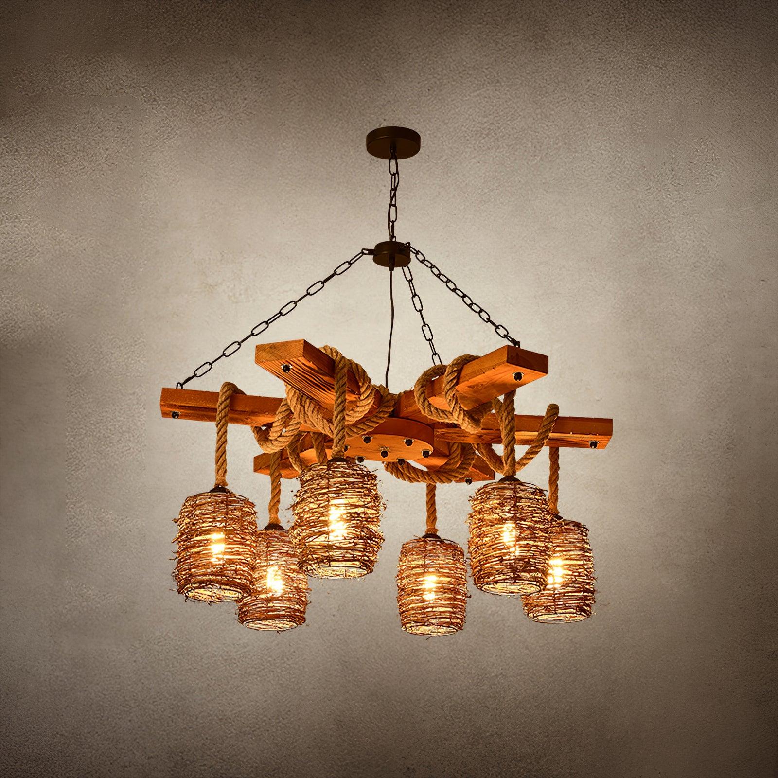 Vintage Farmhouse Chandelier