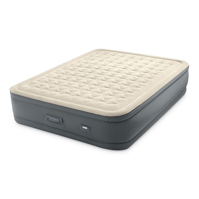 Intex Premaire Ii Fiber-tech Elevated Air Mattress With Built In Pump， Queen