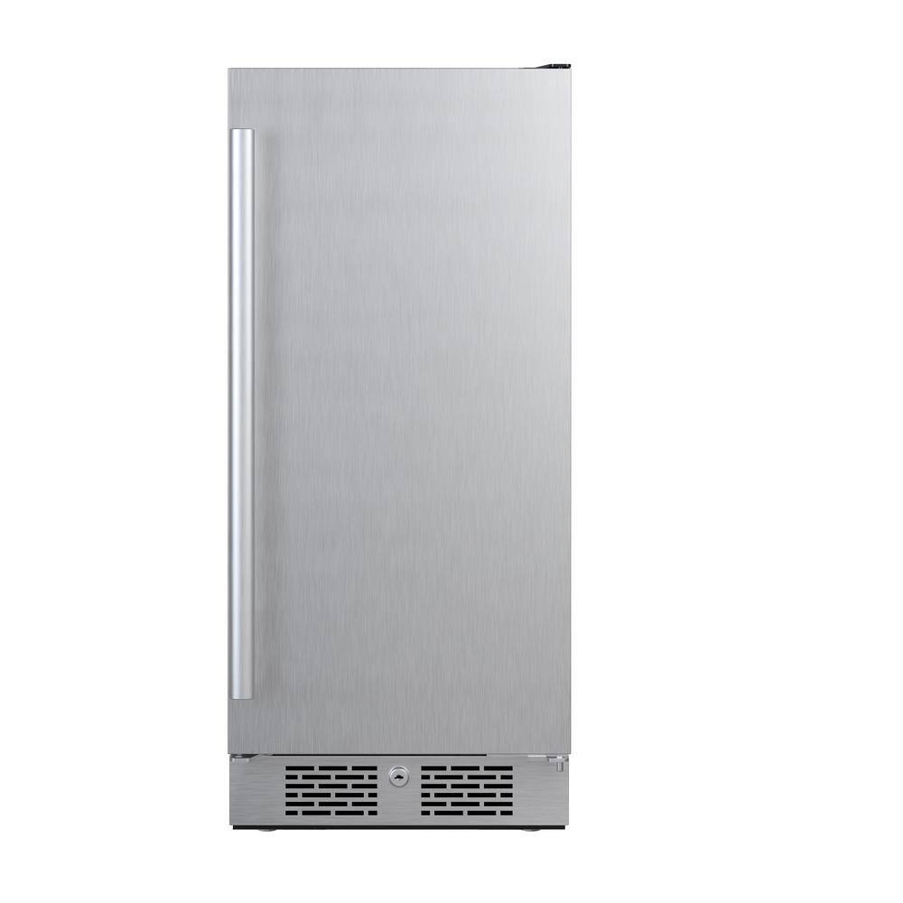 Avallon 15 in. 3.3 cu. ft. Freezerless Refrigerator 1 Door in Stainless Steel AFR152SSRH