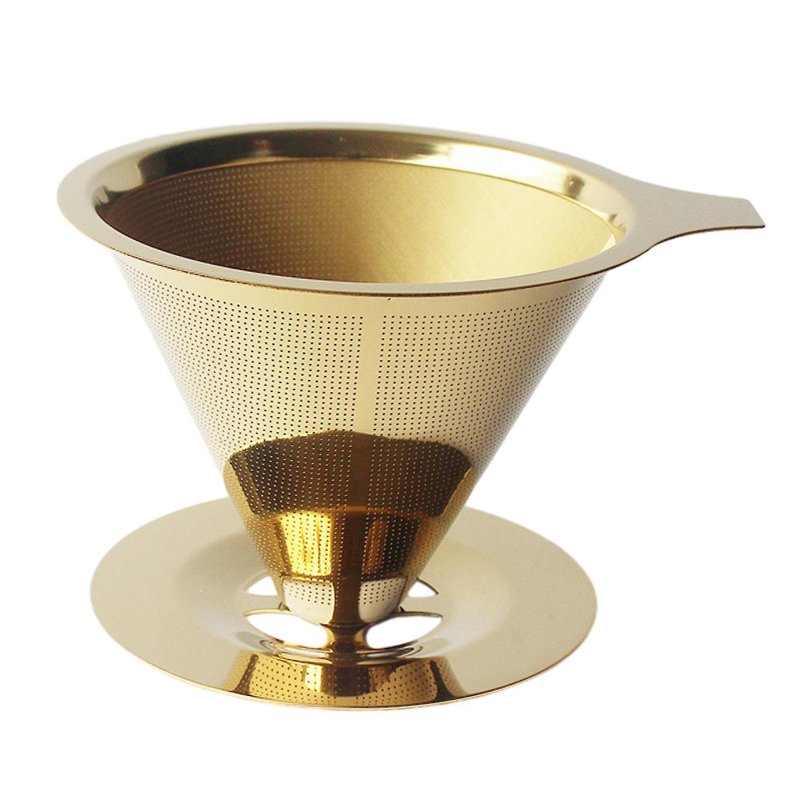 Stainless Steel Coffee Filter Pour Over Coffee For Restaurant Travel Camping L