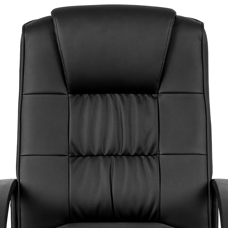 Flash Furniture Biscayne Flash Fundamentals High Back LeatherSoft Office Chair