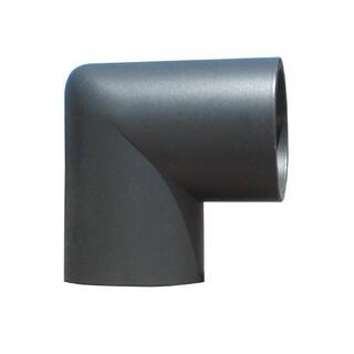 EZ Handrail 1.9 in. Aluminum Round ADA Handrail Bronze 90 Degree Miter Elbow EZA500-BZ