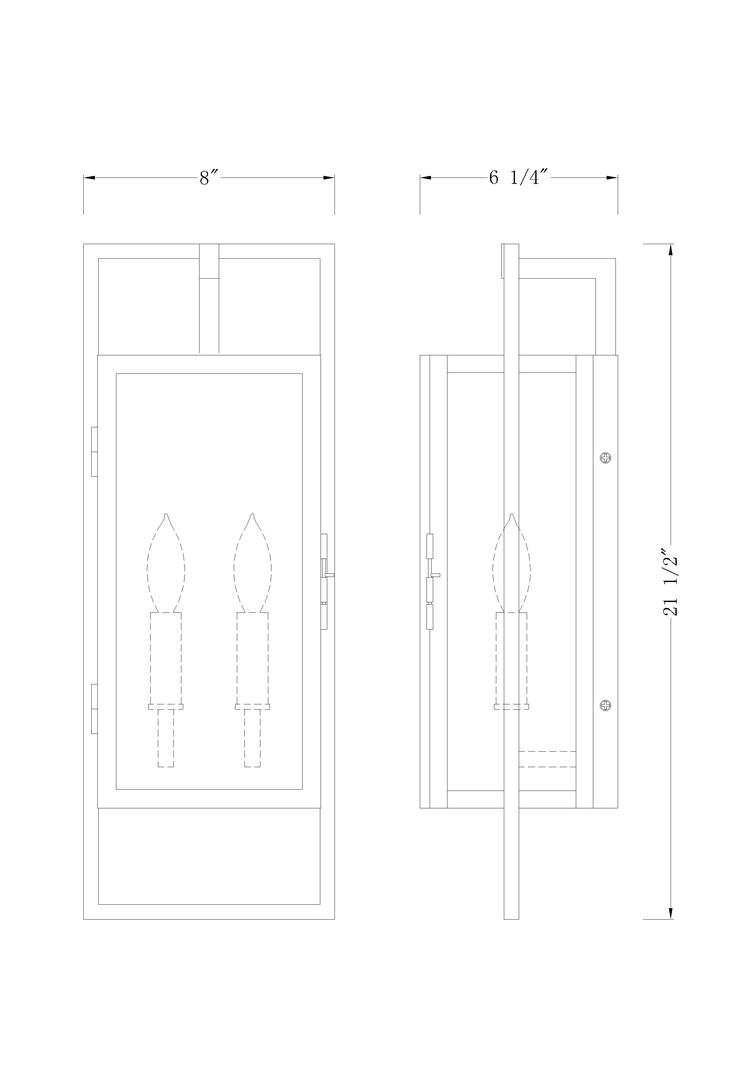 Z-Lite 598MBK