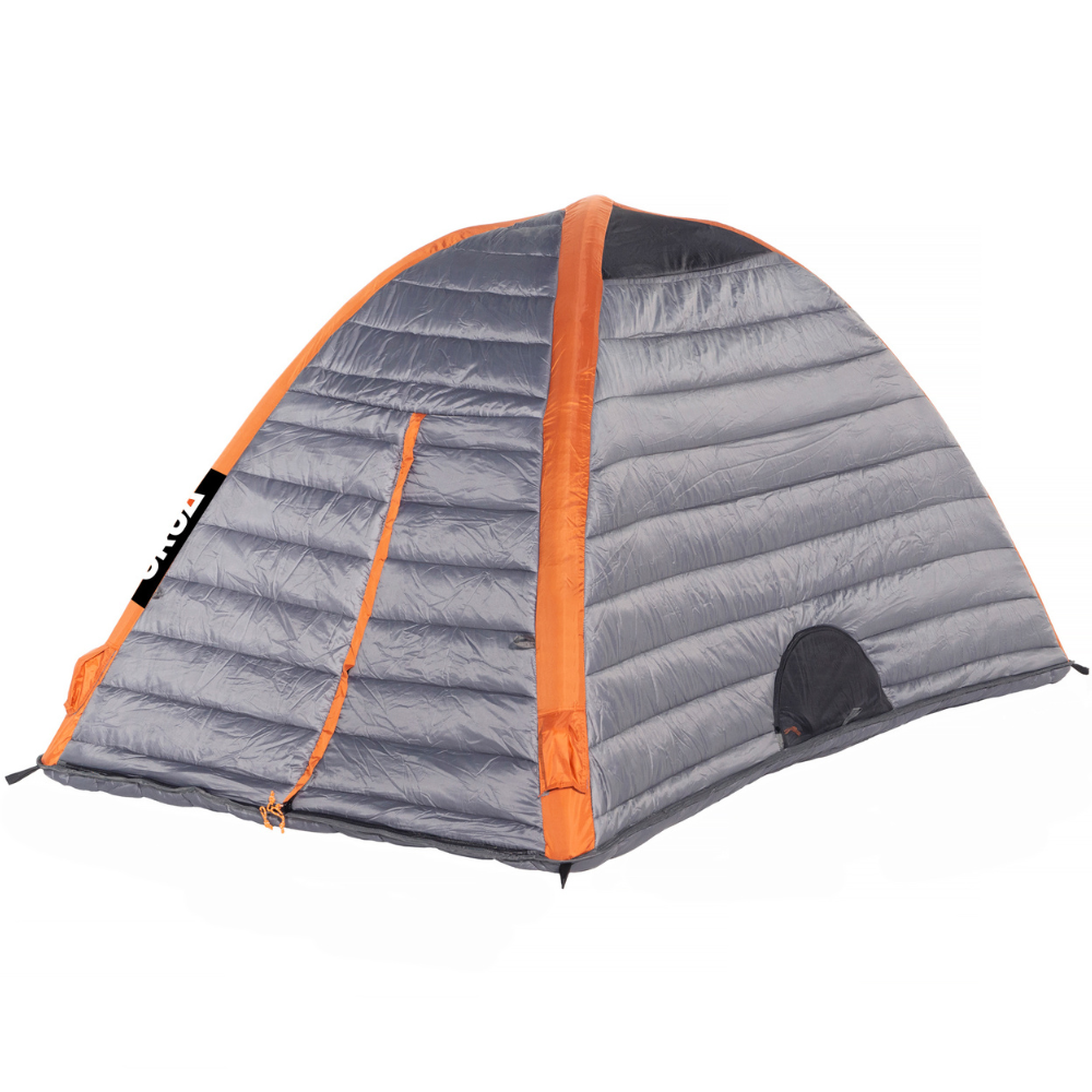 Crua Outdoors Culla 2-Person Dome Inner Camping Tent， Insulated， Dampens Noise and Light， Grey