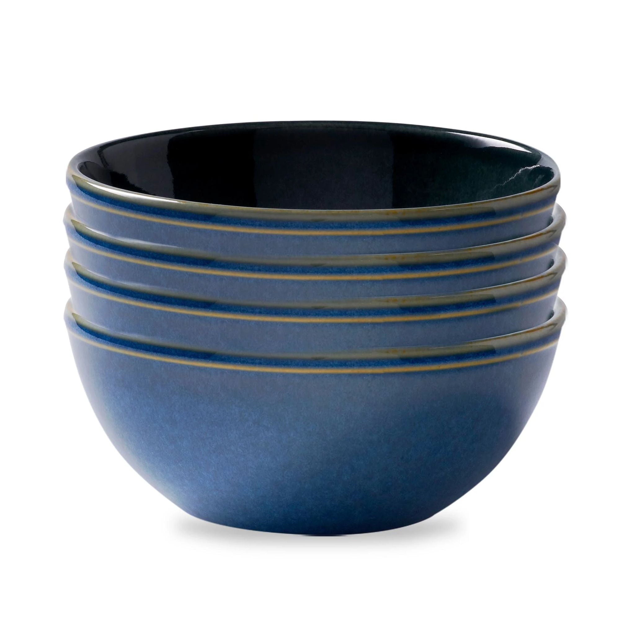 Corelle Stoneware 21 Ounce 621ml Navy Bowl 4 Pack