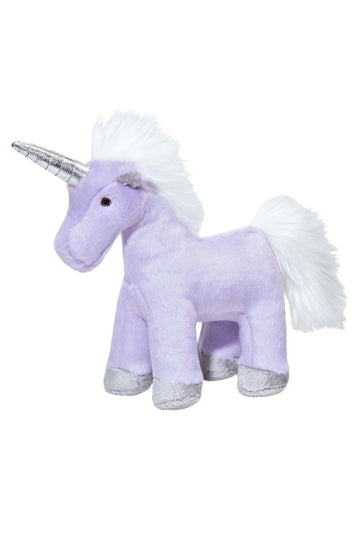 Fluff and Tuff Violet Unicorn Dog Toy