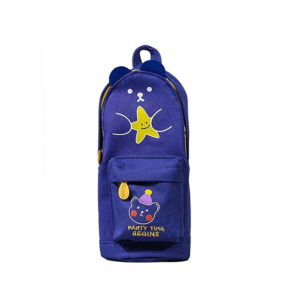 Little Star Design Large Capacity With Zip Pencil Case