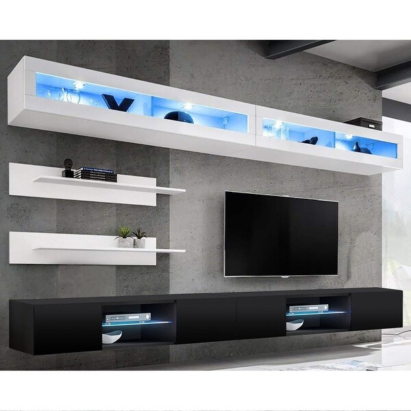 Fly I2 33TV Wall Mounted Floating Modern Entertainment Center